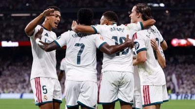 Real Madrid Pesta Gol di Bernabéu, Mbappé Cetak Brace