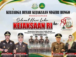 Kejari Bungo Peringati Hari Kejaksaan Republik Indonesia ke-81