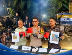 Polda Jambi Ungkap PETI di Bungo, Tiga Orang Jadi Tersangka