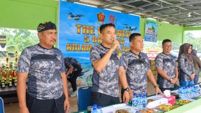 Dandim 0416/Bute Buka Lomba Mancing HUT ke-81 TNI, Diikuti 150 Peserta Lintas Provinsi
