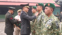 52 Prajurit Kodim 0416/Bute Naik Pangkat, Dandim: Jadi Motivasi Tingkatkan Profesionalisme