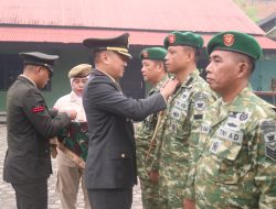 52 Prajurit Kodim 0416/Bute Naik Pangkat, Dandim: Jadi Motivasi Tingkatkan Profesionalisme