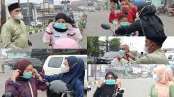 Dampak Kabut Asap, Dinkes Bungo Gencarkan Pembagian Masker Kepada Warga