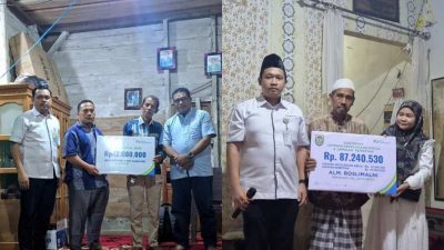 Wujud Nyata Perlindungan Bagi Pekerja Informal, BPJS Ketenagakerjaan Muara Bungo Serahkan Santunan JKK dan JKM