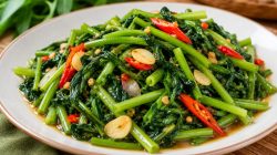 Cara Membuat Tumis Kangkung Tetap Hijau dan Tidak Berair, Ternyata Ini Rahasianya