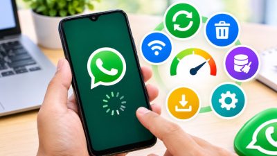 WhatsApp Sering Lemot Padahal Internet Lancar? Ini 7 Cara Mengatasinya Tanpa Ganti HP