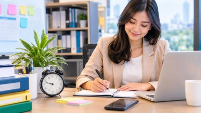 Tips Mengatur Waktu Kerja di Kantor agar Lebih Produktif dan Terhindar dari Stres